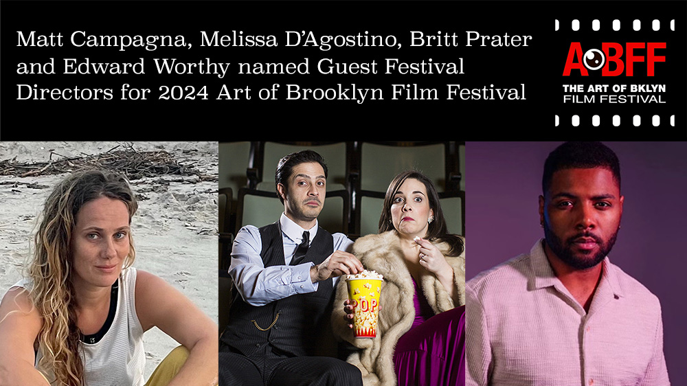 We're very excited to announce our 2024 Guest Festival Directors. What a team! @melissadags @mattcampagna #SupportIndieFilm #WomenInFilm #FilmFestival #AoBFF #AoBFF24 theartofbrooklyn.org/blog/award-win… 2024 Call For Entries: theartofbrooklyn.org/enter.html
