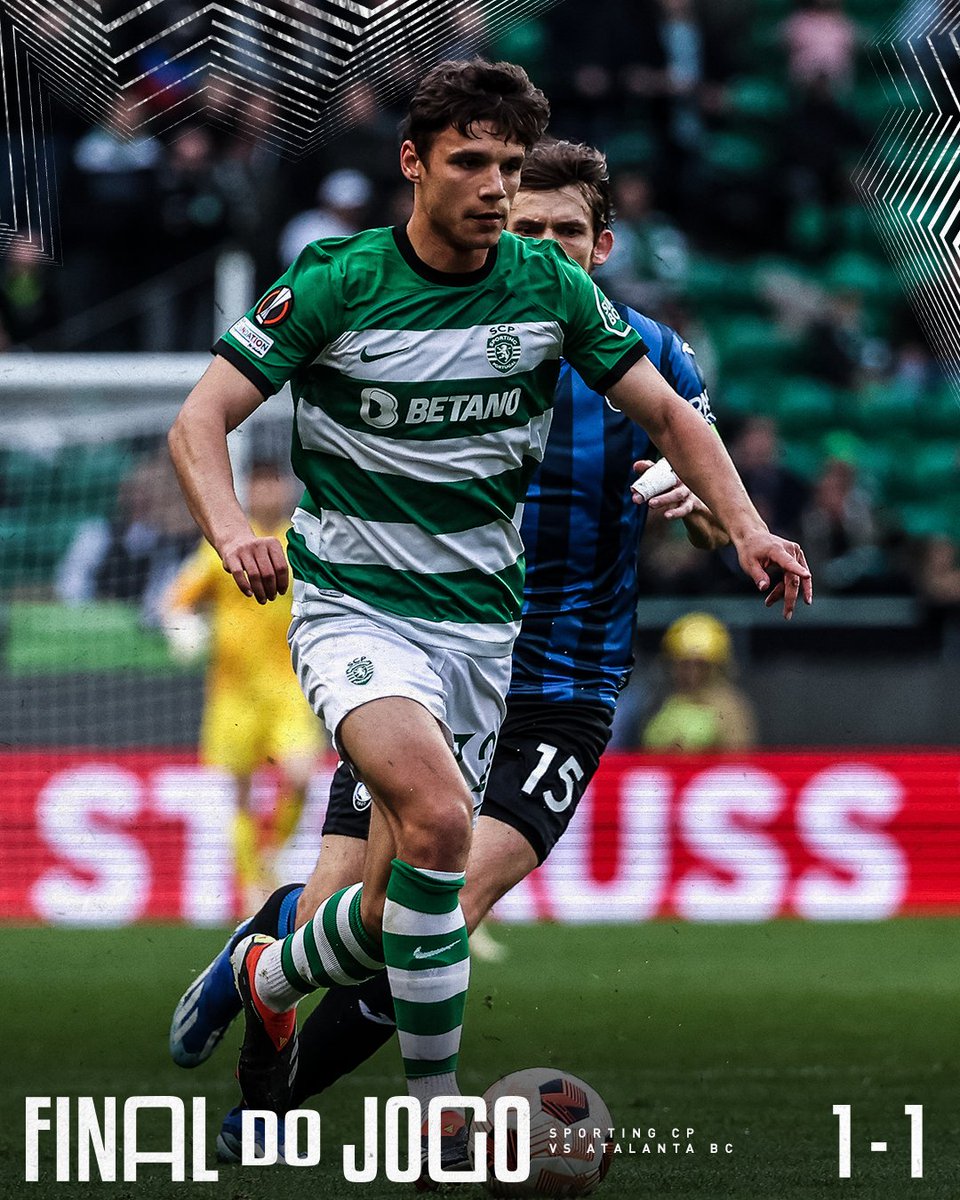 SportingCP_fra's tweet photo. 90+4 COUP DE SIFFLET FINAL ! Les deux équipes se quittent sur un score nul de 1-1.

Vos avis sur ce match ? ✍️

SCP 1-1 ATA

#DiaDeSporting
#SCPATA https://t.co/Z8oq7ttDtR