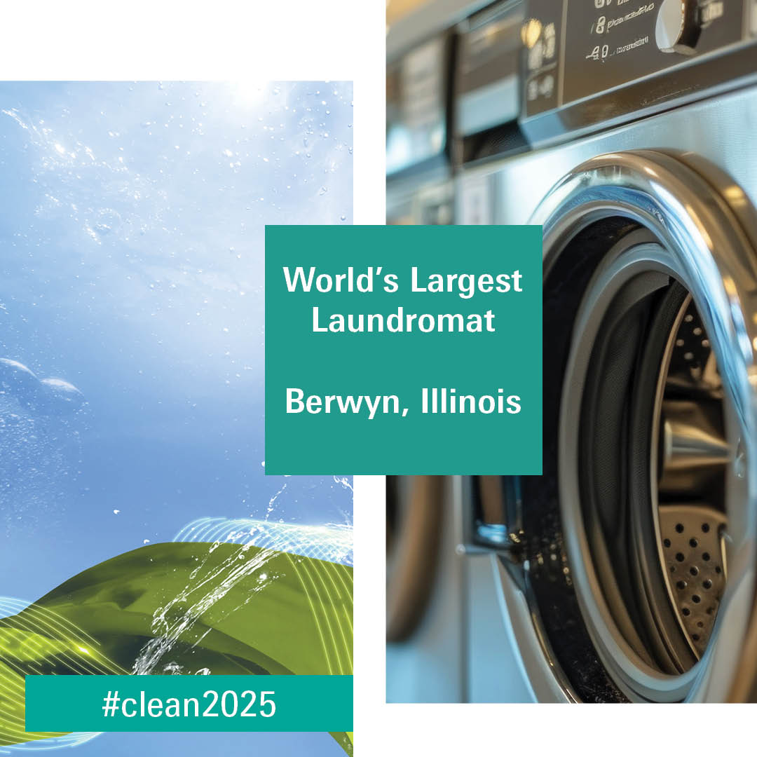 TheCleanShow's tweet photo. Calling all B2B laundry enthusiasts! #WashWednesday is here with a fun fact: The world's largest laundromat is in Berwyn, Illinois, spanning over 13,500 square feet. Now that's a lot of spin cycles!
#drycleaning #largestlaundry #clean2025 https://t.co/CMIWMqHCev