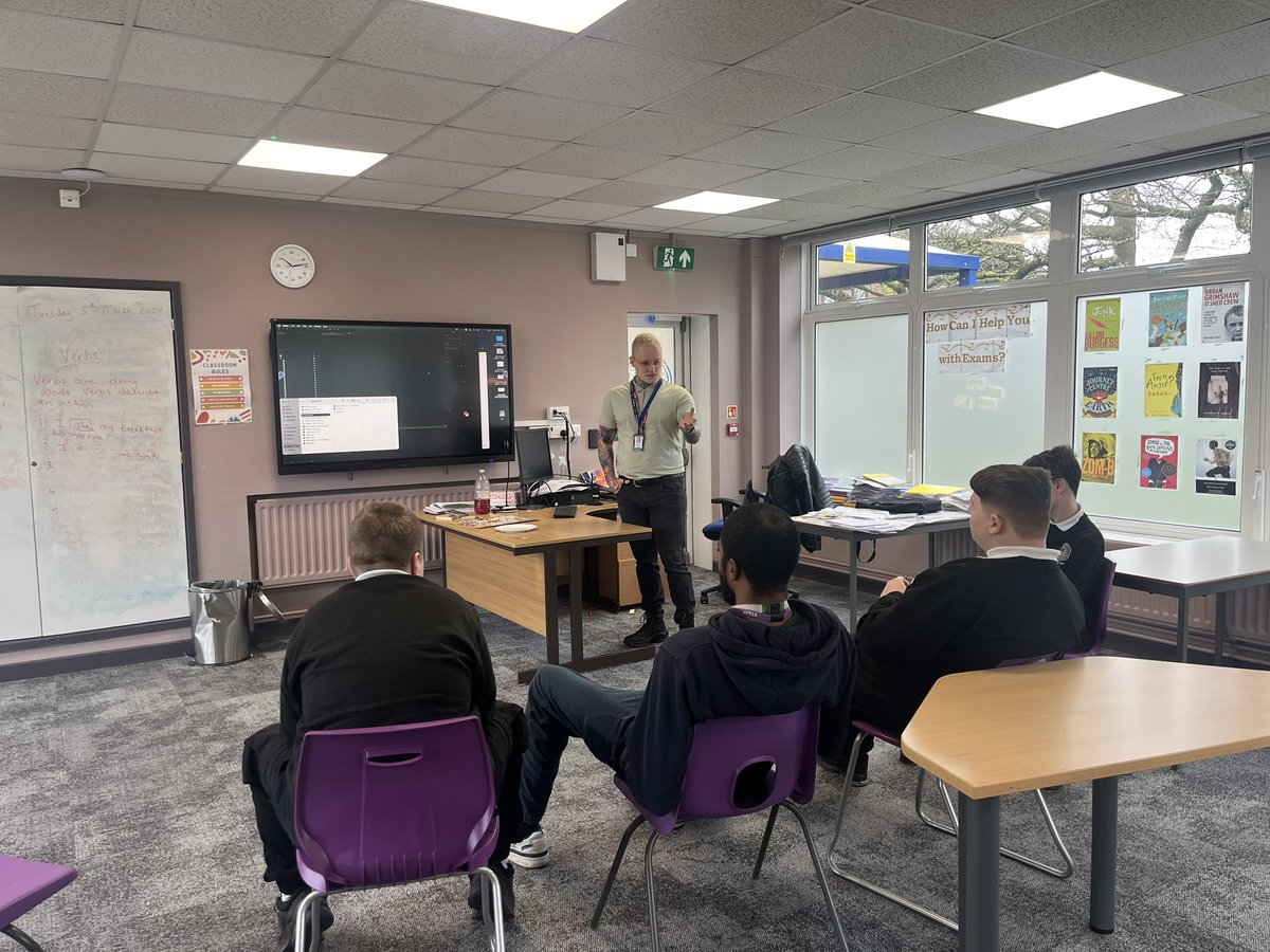 Students thoroughly enjoyed their careers workshop this morning delivered  by Jordan Lee Blower, a digital content specialist for the NEC group .  Thank You Jordan for giving up your time to share