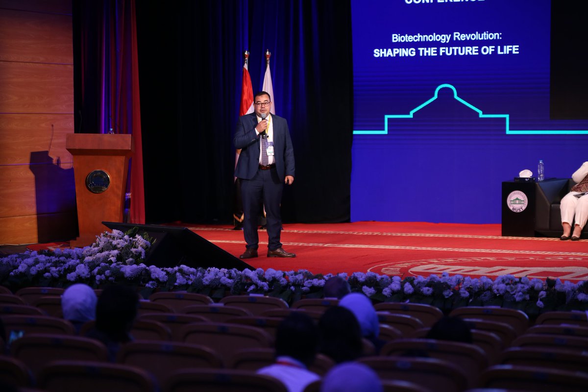 Must_University's tweet photo. Don’t miss the chance to hear from Rabeay Hassan, Director of the Biosensors Research Centre, Zewail City of Science and Technology, Egypt, discussing the importance of “ Advanced Nano-Biosensors for Biomedical and Environmental Applications”
#MUST #Knowledgeispower #BiotechXMUST https://t.co/gW7vR0r61h