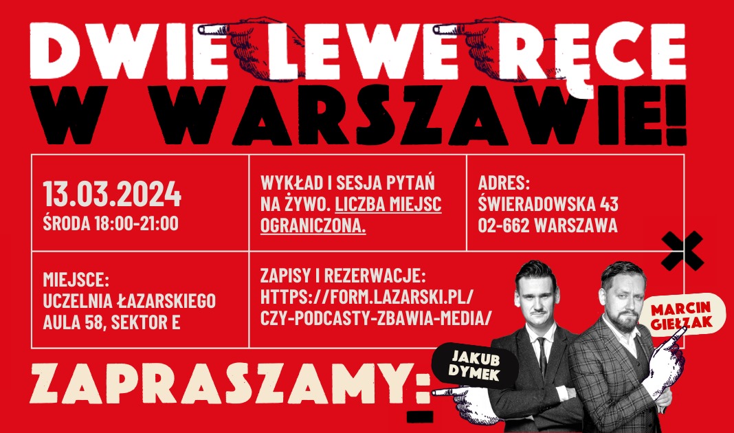 Niebawem kolejna okazja do spotkania na żywo!