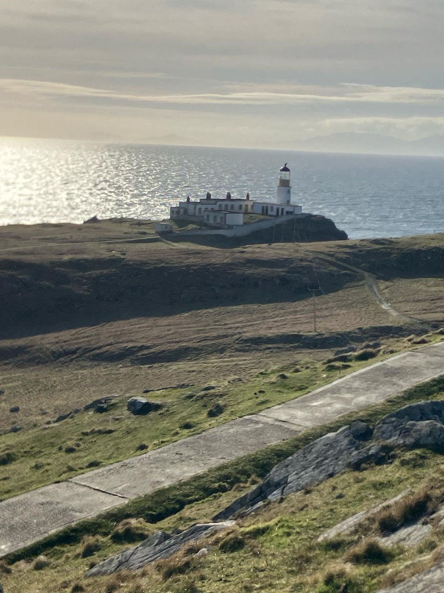 OldDorset's tweet photo. Speaking as a VERY old man, can I just point out the ridiculous hike and climb I had to complete to photograph this lighthouse? All part of the service 😎
 #NeistPoint #Skye https://t.co/DRLnfM8ig2