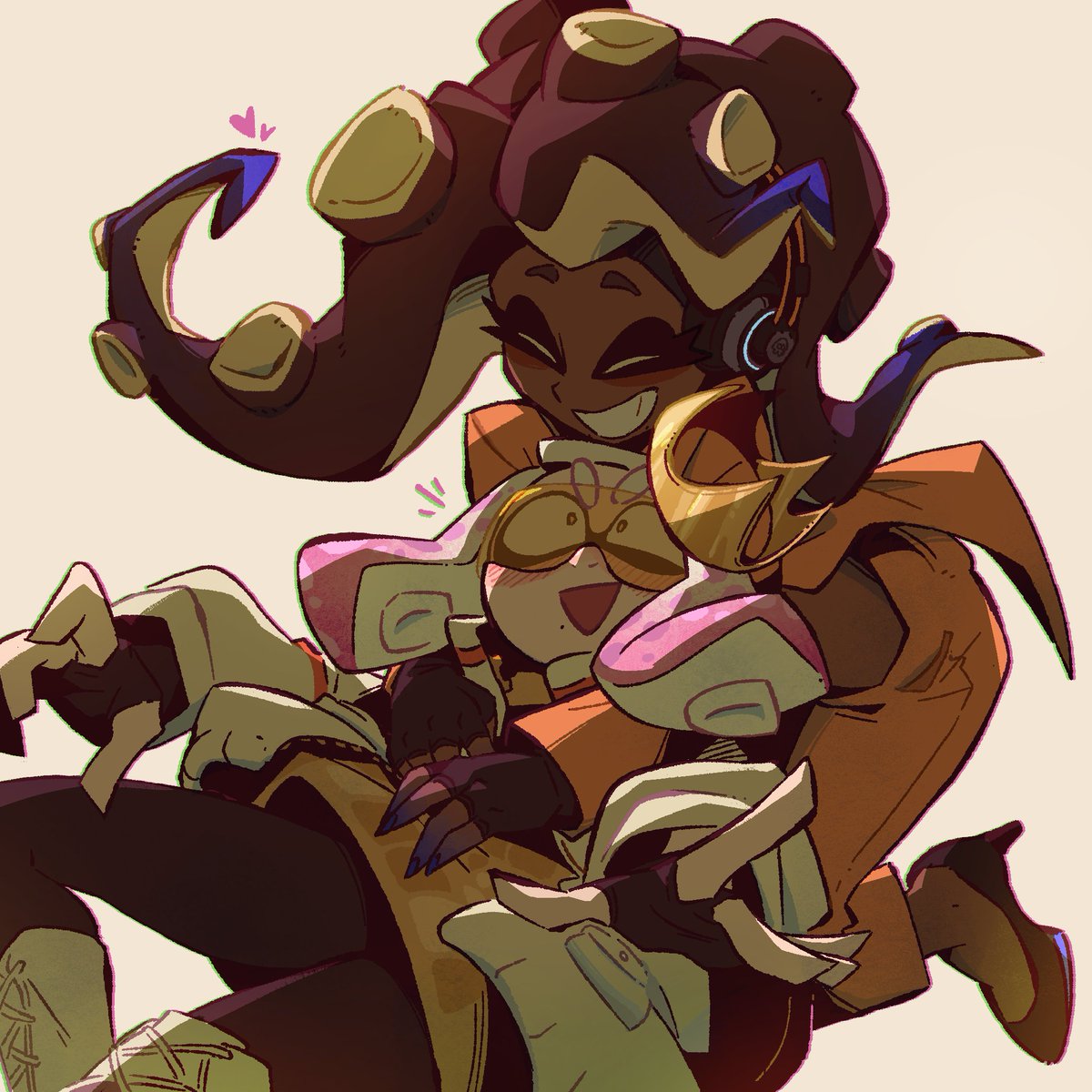 PinkieFungus's tweet photo. I enjoyed so much doing this, my first Splatoon fanart is also a commission for @mabetech ✨ https://t.co/j5Pqn5z842