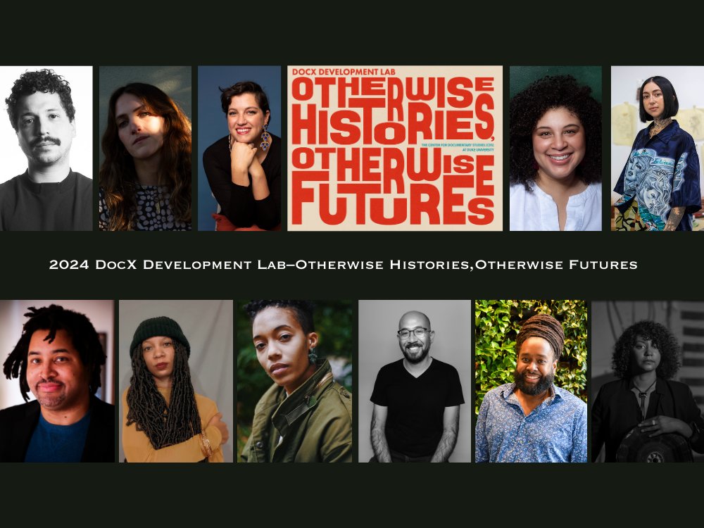 Center for Documentary Studies (@cdsduke) on Twitter photo We are proud to announce the 2024 DocX Development Lab Fellows! duke.is/docx-fellows
This lab aims to support artists, scholars and independent researchers. The fellowship is a space of ideation, reflection and community committed to imagining otherwise for self and world. We are proud to announce the 2024 DocX Development Lab Fellows! duke.is/docx-fellows
This lab aims to support artists, scholars and independent researchers. The fellowship is a space of ideation, reflection and community committed to imagining otherwise for self and world.