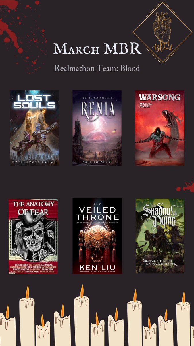 GaigeMaid's tweet photo. It will be a mood reading March for me because #realmathon, hosted by @coverswithcass, has begun!
I am also in a couple of buddy reads this month with @sffinsiders and @PatrickBooktube.
β¬οΈMy top reads on the TBR pile, but it's going to be a high vol. month.
#booktwt https://t.co/EjUQQYbNSb