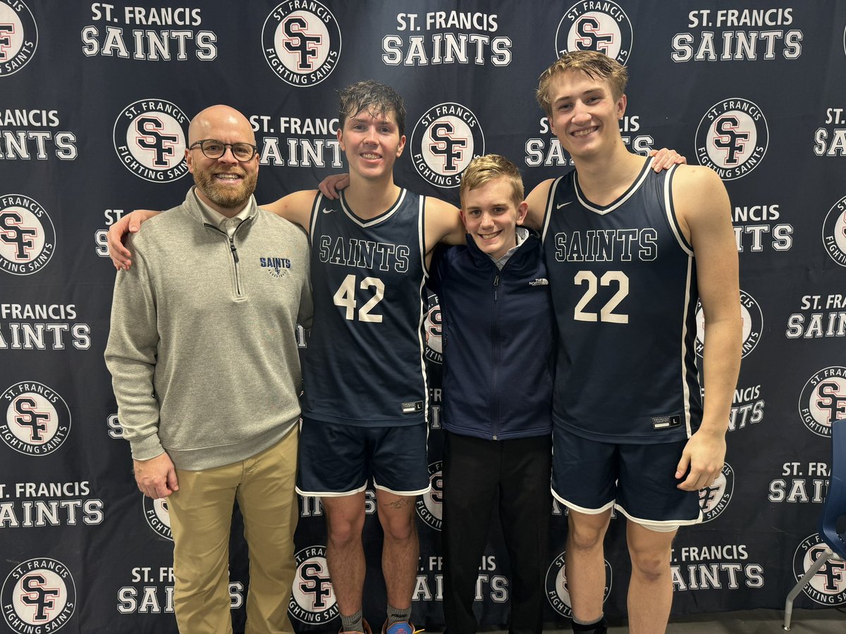 Tough to see the season end last night. Special thanks to our seniors Nate and Caleb and also our student assistant Sam. Nate and Caleb both had great seasons. They were great leaders to a team that had little to no varsity experience going into the season!