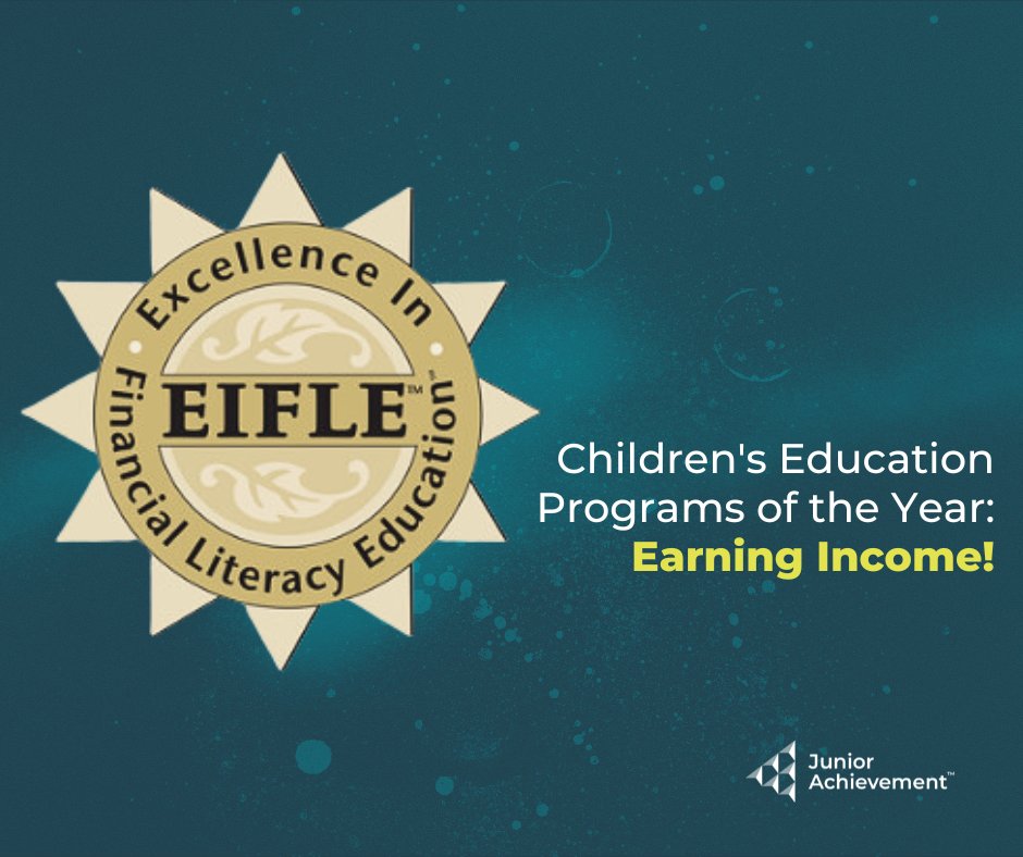 🏆We're proud to share that JA has been recognized by the Institute for Financial Literacy and received an EIFLE award for our commitment to education innovation with JA Our Community! Thank you to the IFL for this honor, and all our partners for your trust and support.