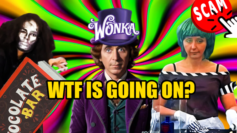 I don't think this is the world of pure imagination. youtu.be/ixAh397yJZI #willywonkaexperience #WillyWonka