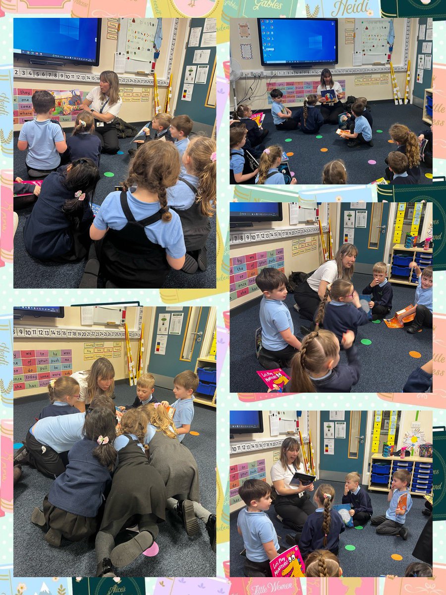 We had a surprise visit tonight from Mrs Richardson! How lucky are we! We told her all about our books and she read us a story! Thank you for popping by @ERichardson2020 ♥️ @MissClayKWP @KingswoodParksP