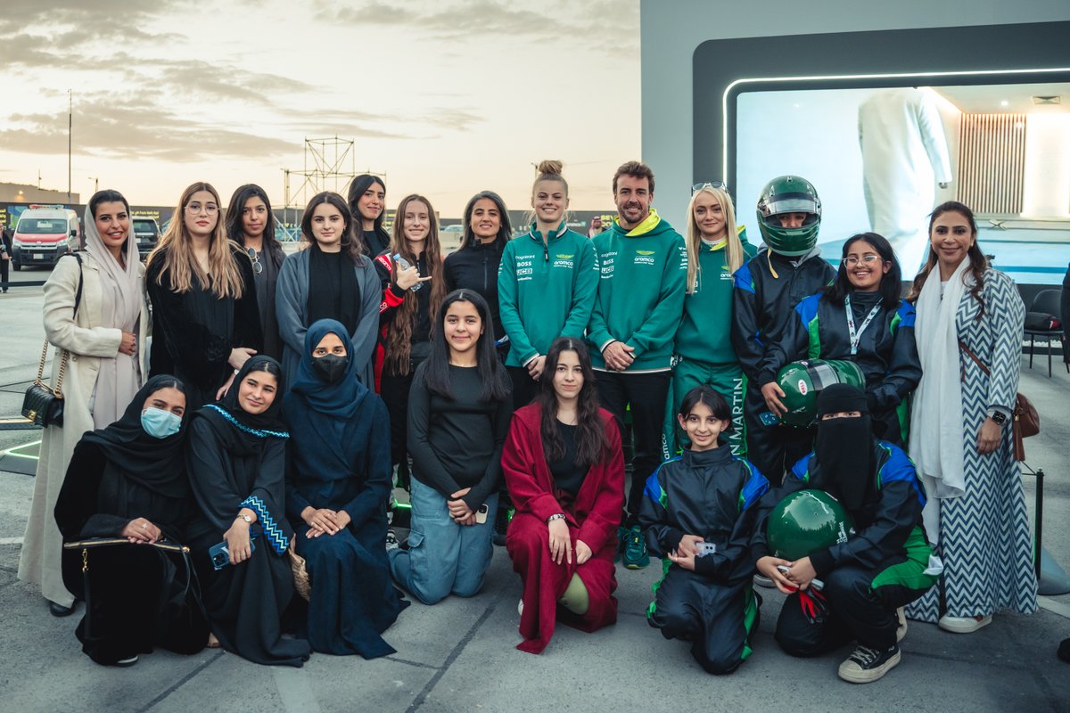 Alongside the team's first demo run, we hosted an immersive day of STEM-focused tutorials with <a href="/aramco/">aramco</a>, to help inspire the next generation, ahead of the #SaudiArabianGP.