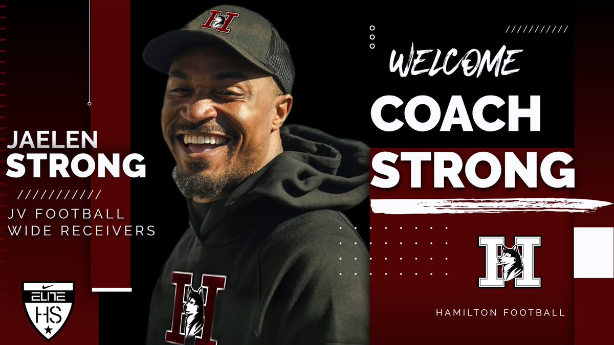 HamiltonHuskyFootball (@husky_football7) on Twitter photo Couldnβt be more excited to welcome former <a href="/ASUFootball/">Sun Devil Football</a> great and former Houston Texan <a href="/JaelenStrong/">Coach Strizz</a> to our staff!!! #Husky4Life #championshipeffort <a href="/HHS_Athletics_1/">HamiltonAthletics</a> Couldnβt be more excited to welcome former <a href="/ASUFootball/">Sun Devil Football</a> great and former Houston Texan <a href="/JaelenStrong/">Coach Strizz</a> to our staff!!! #Husky4Life #championshipeffort <a href="/HHS_Athletics_1/">HamiltonAthletics</a>