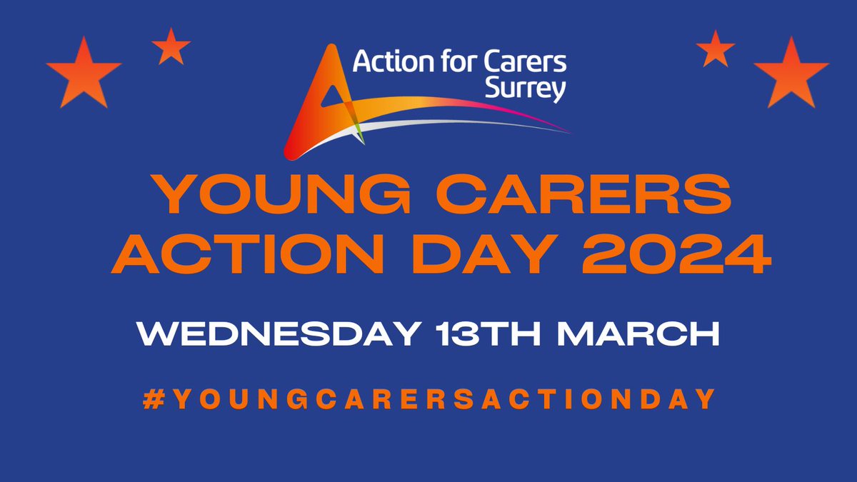🌟 The countdown is on for Young Carers Action Week next Wednesday, 13th March! 🌟 Visit our website to see what's happening in Surrey for Young Carers Action Day 2024 and see how you can get involved. actionforcarers.org.uk/young-carers-a… #YoungCarersActionDay #youngcarers #surrey