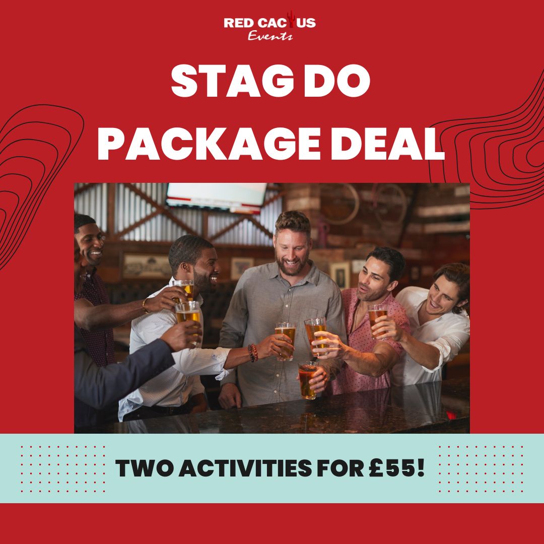 💥 Two Stag Activities for £55! 💥

Are you planning the ultimate Stag Do for your best mate? Book any two activities from our Stag Do favourites like Bubble Football, Bar Crawl Beauties and Stag Life Drawing for just £55pp. 

Get Planning here ➡️ eu1.hubs.ly/H07QHCT0