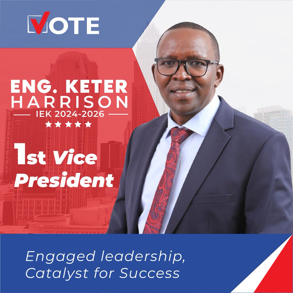harrison_keter's tweet photo. Leadership requires constant engagement, being consistent at what you do to realize success.  That is my experience at the dynamic Southrift Branch. Fellow Engineers, to continue my service to  Engineers I humbly request you to vote me as 1st Vice President,  IEK 2024-2026 https://t.co/dCAqKvk7YP