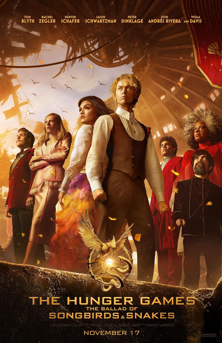 filmboard's tweet photo. Join Film Board this weekend as we show The Hunger Games: The Ballad of Songbirds and Snakes. We have continued showings Friday 3/8, Saturday 3/9, and Sunday 3/10 in Fisher 135! Showing times are listed:
Friday and Saturday:
⭐5:30pm
⭐8:30pm
⭐11:30 pm
Sunday:
⭐5:30pm
⭐8:30pm https://t.co/3C1N9d3SV5