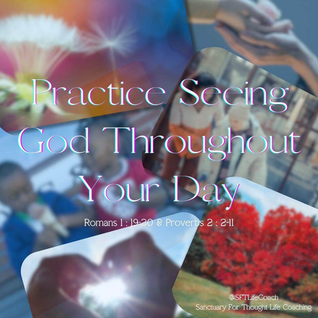 SFT_Life_Coach's tweet photo. The more you train yourself to see God throughout the day, the sharper your hearing heart becomes for Him

#hearinghearts #seegod #seegodineverything #love #thoughtoftheday #thoughtfortheweek #lifecoach #lifecoaching #tipoftheday #peaceful #seethelight #loveofgod #trustgod https://t.co/JGihClE3MP