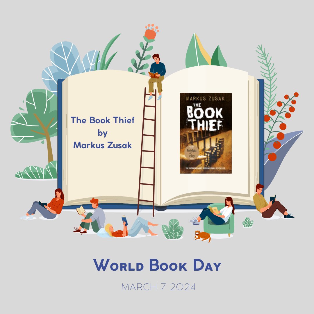 March 7 is World Book Day! Our pick for What to Read Wednesday is The Book Thief by Markus Zusak. Available as an English kit, an audiobook and an eBook on Sora.  <a href="/HCDSB/">Halton Catholic DSB</a>  #LRCCheckItOut