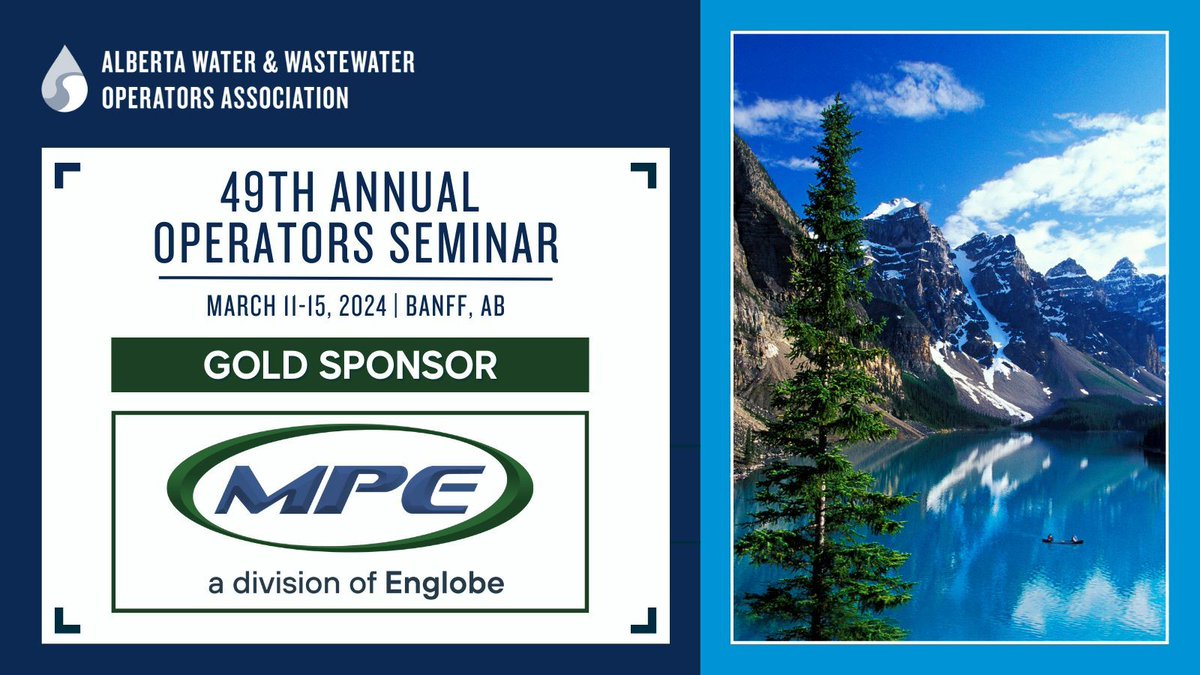 Thank you to MPE a Division of Englobe  who joins #AWWOA2024 as a Gold Sponsor!

mpe.ca