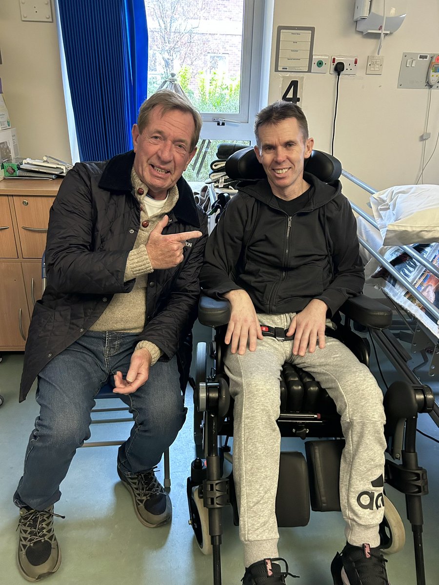 A hero in the saddle and the only jockey to ever win the Grand National AND the @Ascot Gold Cup. The smile hasn’t changed and ‘the hero’ in Graham Lee has just got bigger. It was an honour to visit my friend, Graham, in hospital today and to hear about the fantastic support being
