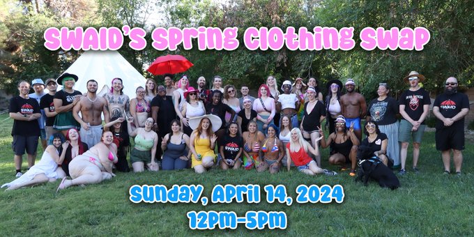 Whose ready for the next @swaidvegas clothing swap?!   Our event page is now ready - if you're a SWer<a class="tags" target="_blank" title="On Twitter" href="/?out=eyJ0eXAiOiJKV1QiLCJhbGciOiJIUzUxMiJ9.eyJpYXQiOjE3MzA0MjA4NTQsImlzcyI6InR3cG9ybnN0YXJzLmNvbSIsIm5iZiI6MTczMDQyMDg1NCwiZXhwIjoxNzYxOTU2ODU0LCJyZWRpcmVjdF91cmwiOiJodHRwczovL3R3aXR0ZXIuY29tL3N3YWlkdmVnYXMifQ.QZMO-zYGCKbINxSkAg1Kbkps-i0lIya6wGU04_DWpmRtrXBzonl8POvpOQgU_B0P7qlw7_u5oWqSUlRUH8Ye0g">@swaidvegas</a><a href="/tag/clip"class="tags"><span>#clip</span></a>