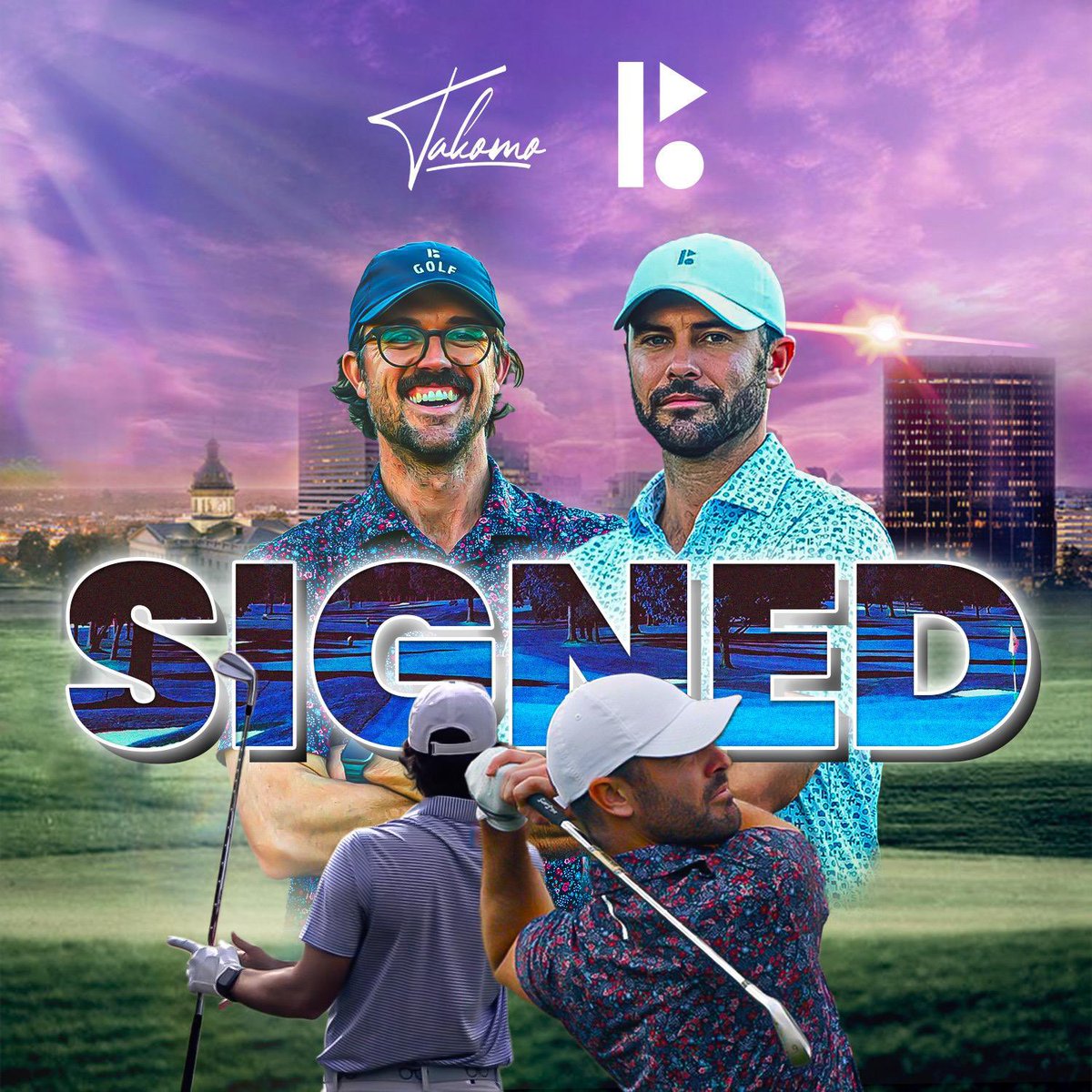 bryanbrosgolf's tweet image. We are pumped to announce we have joined the team at @takomogolf!! Excited for what’s to come 🤙🏼