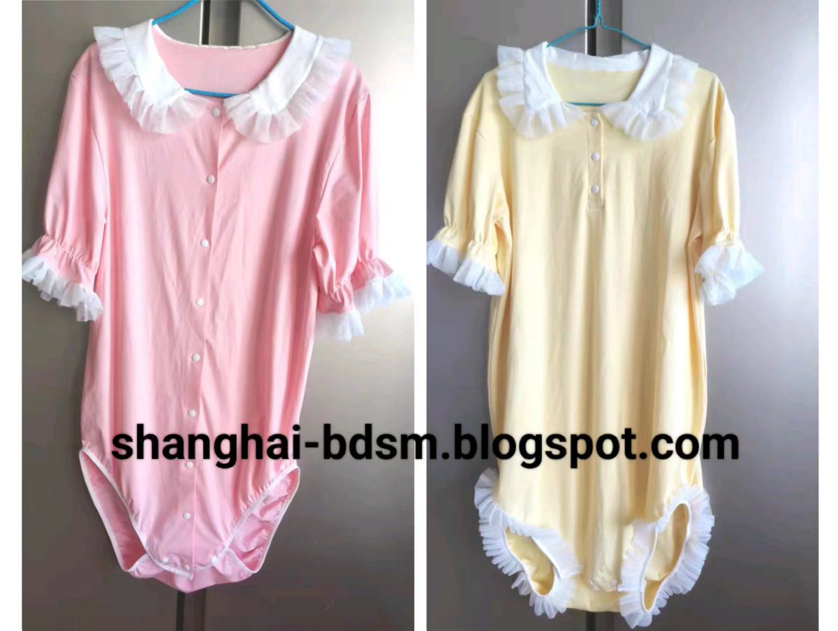 suzhoumistress's tweet photo. New styles of Adult Baby Onesies made by my mother sold to buyers in USA/UK/Europe
Adult Baby Frilly Onesies With Lace Ruffle Trim
#customabdl #onesies #adultbabydiaper #diapercover https://t.co/I3is9IQIOx