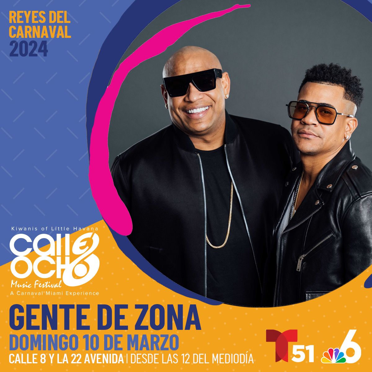 Este Domingo nos vemos en la Calle 8 mi gente para celebrar el carnaval 😎 🔥 ¡A gozar!!!

¡Los esperamos! 🔥 

#GenteDeZona #Carnaval #Miami #Gozadera