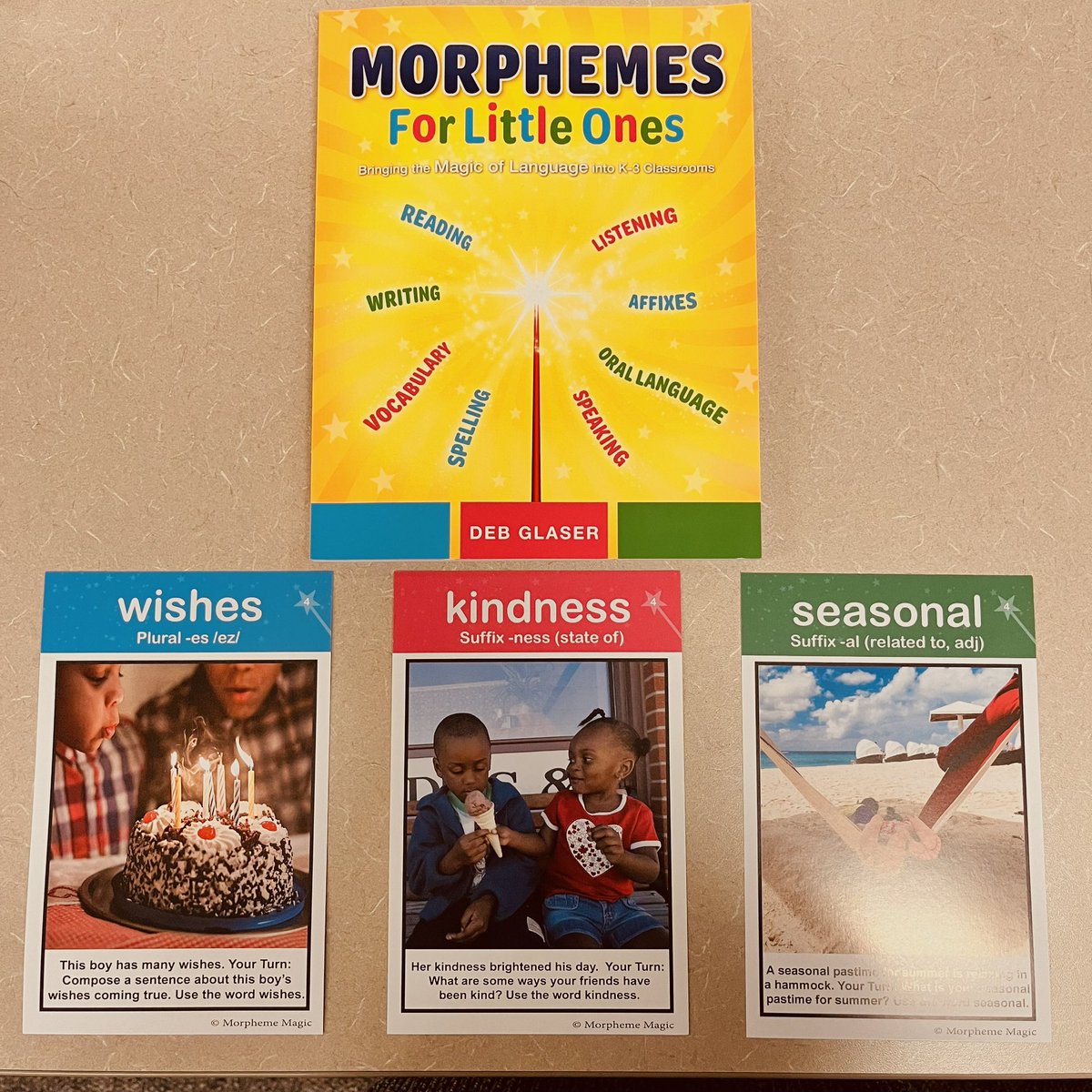 📙I have just started to explore Morphemes for Little Ones by Deb Glaser for Kindergarten to Grade 3 and it looks like it could be a great resource. 💛Do you use it in your classroom? If so, what do you think of the resource? #Literacy #EduTwitter #Morphology