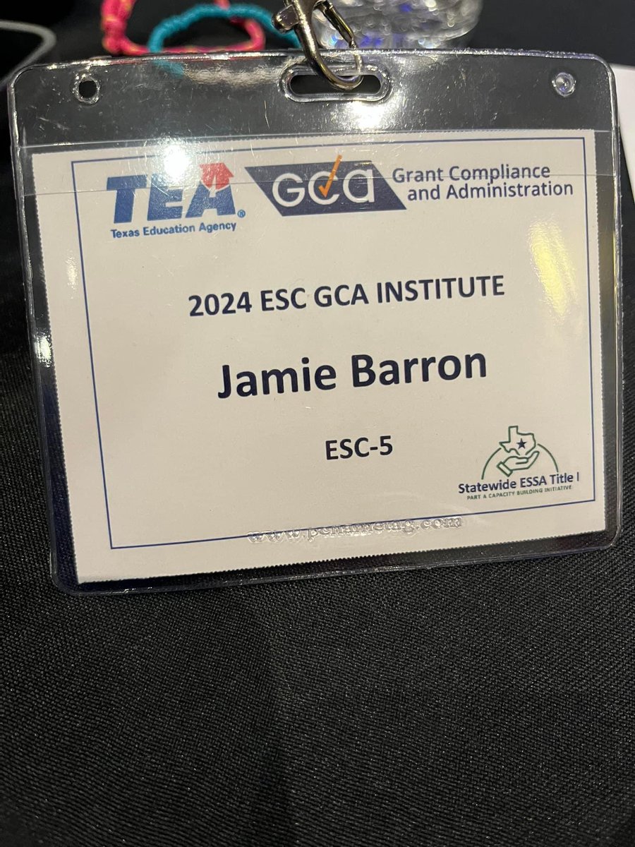 JamieHBarron's tweet photo. I haven’t posted in a while! I love my new job at Region 5! I help the districts with their Title I &amp; II programs. But I also get to learn at many conferences/meetings! https://t.co/HvU5cz1hia