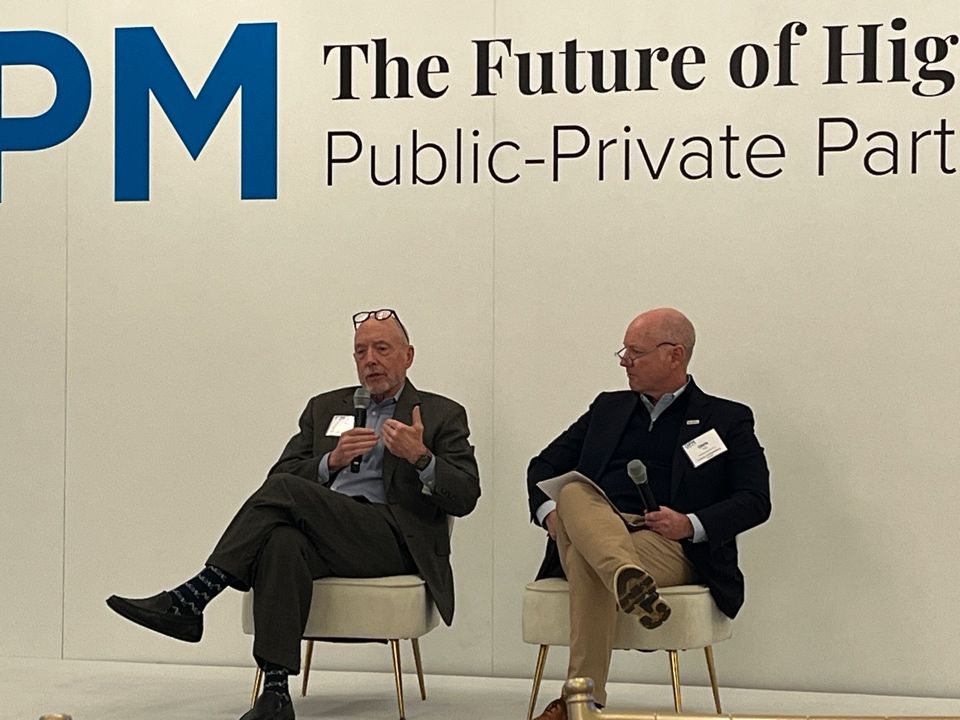 I had the privilege of moderating today's #PostOPM symposium fireside chat with @ACEducation's Ted Mitchell. #UMGC #highereducation #partnerships