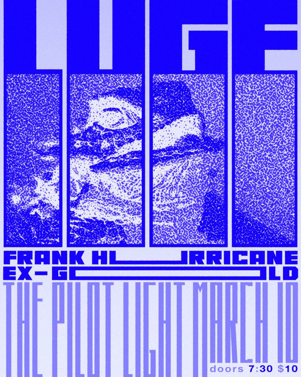 RATPUNCH's tweet photo. Got the chance to book one of my favorite bands. Luge put out the best album of 2023 imo, it’s called I Love it Here, I Live Here. We weren’t ready to play again yet, but it’ll still be Huge!!! https://t.co/RP6ZT75gIk