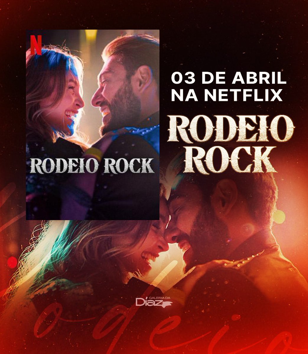 galeriadadiaz's tweet photo. 🚨 O filme #RodeioRock estrelado por @carladiaz, @lucaslucco e @felipehintze com um grande elenco incrível já está no catálogo de estreia na Netflix. 

🎞️ O filme estreia dia 03 de Abril! 

Ansiosos? 🤩 Já ativem as notificações para não perderem! 🤍🦋 https://t.co/Q9ccDFUrey