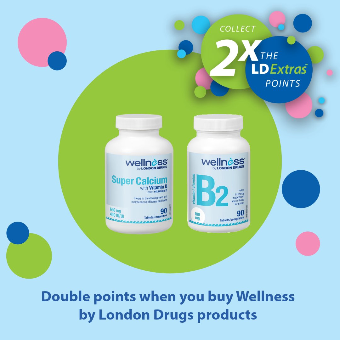 LDExtras members, March offers are now available! Get bonus points on chocolates, health, wellness by London Drugs, and more. Log in to the LDExtras app or website to see your personalized Just For You Perks. Not a member yet? Join at bit.ly/49cQxfN #LDExtras