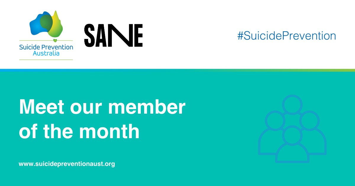 Meet our member of the month, @SANEAustralia Founded by families with lived experience of schizophrenia, SANE has represented Australians affected by persistent or complex mental ill health for more than 35 years. Learn more: ow.ly/u23350QJFh0