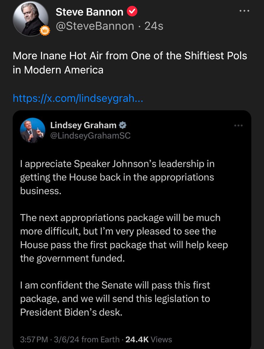 More Inane Hot Air from One of the Shiftiest Pols in Modern America

x.com/lindseygrahams…
