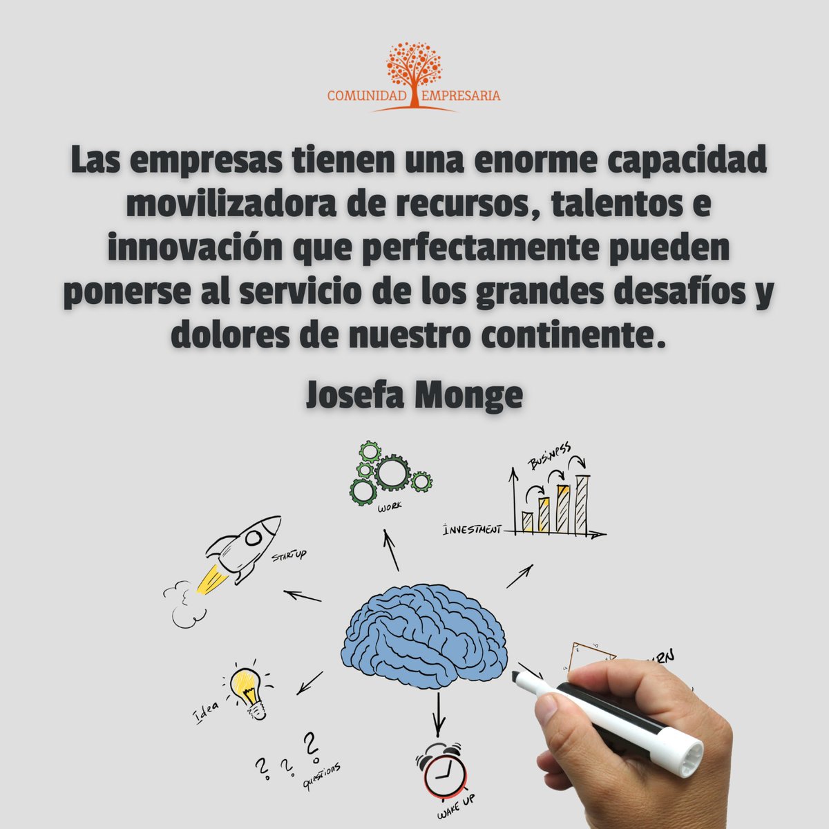 Terminamos el miércoles con un fragmento de Josefa Monge de una de sus entrevistas 🙌🏽
A seguir explorando!
#empresas #sociedad #josefamonge #comunidadempresaria