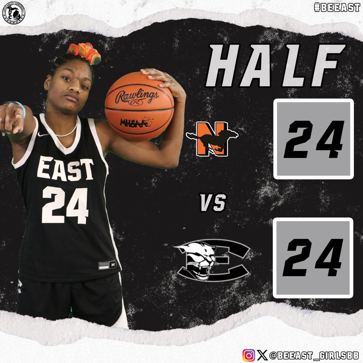 BeEast_GirlsBB's tweet image. Halftime from Salem HS: 

South Lyon East: 24 
Northville: 24 

#BeEAST | #RiseTogether