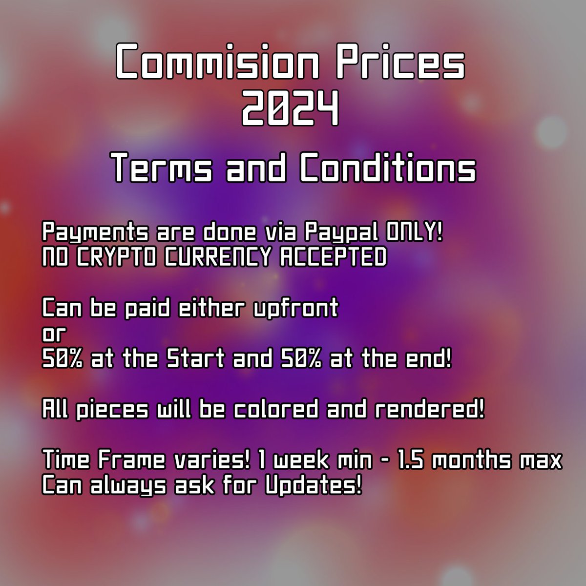 Unique_Digit's tweet image. I forgot to post this here but Updated commission prices!