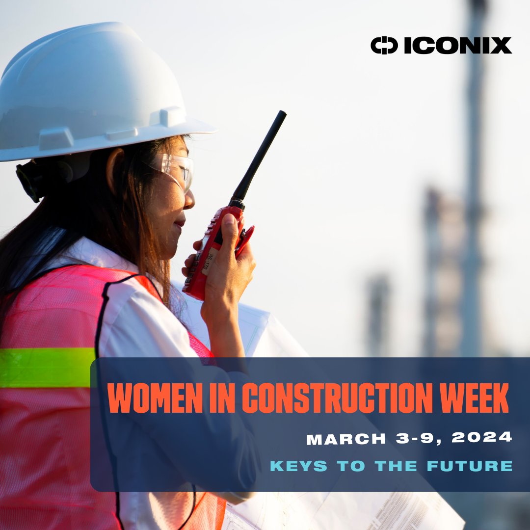 iconixww's tweet image. Celebrating Women in Construction Week! 🛠️✨ 

This year's theme, "Keys to the Future," honors the strength and wisdom of women, recognizing their indispensable role in shaping the construction industry's future.

#iconixww #keystothefuture #womeninconstruction #wicweek