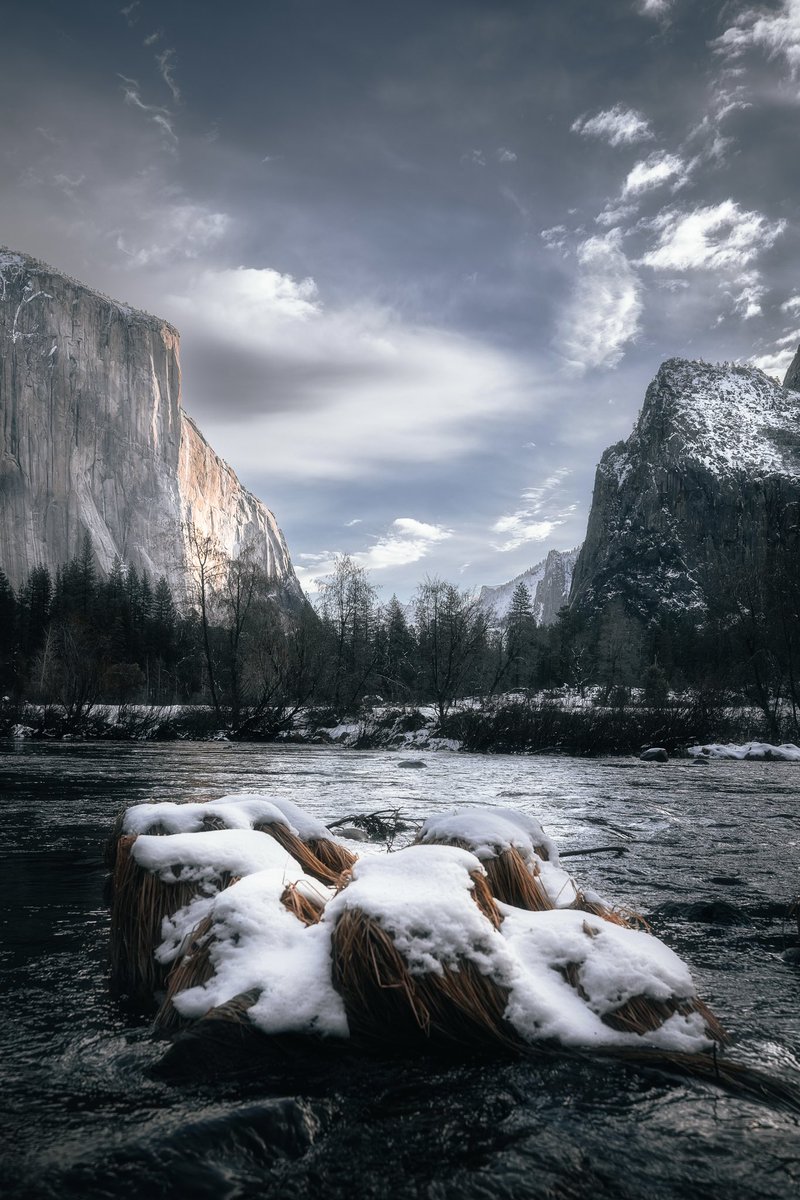 Yosemite Valley Defrost. . . . . . #snowfall #landscapephotography #yosemite #yosemitenationalpark #yosemitevalley #yosemitefalls #FreshStart #thegreatoutdoors #naturelovers #fineartlandscape #yosemitefalls #beautifuldestinations #departmentoftheinterior #visitcalifornia