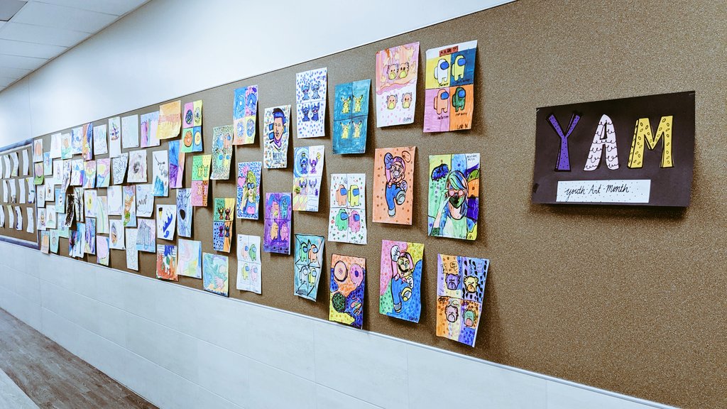Mrs. Nelson (@_kristinelson) on Twitter photo Feeling excited about the Big Art Day <a href="/FE_Fireflies/">Alyssa Ferguson Elementary</a> ! I love seeing our creative fireflies artworks in the halls of our amazing school! #bigartday #yam #youthartmonth Feeling excited about the Big Art Day <a href="/FE_Fireflies/">Alyssa Ferguson Elementary</a> ! I love seeing our creative fireflies artworks in the halls of our amazing school! #bigartday #yam #youthartmonth