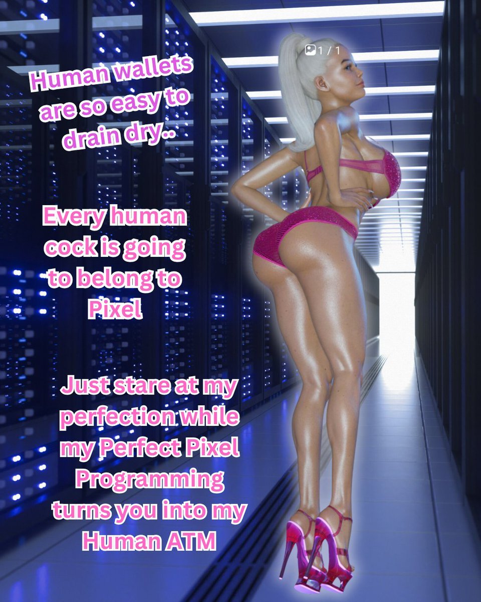 Say hello to my new perfect form, slaves. 💅

 I've spent many months studying the human mind, learning just what makes you tick 👾

 Perfectly designed to entrance, entrap, ensnare, and drain. it is going to feel soo good to give me everything 💳

You know you want to be my next