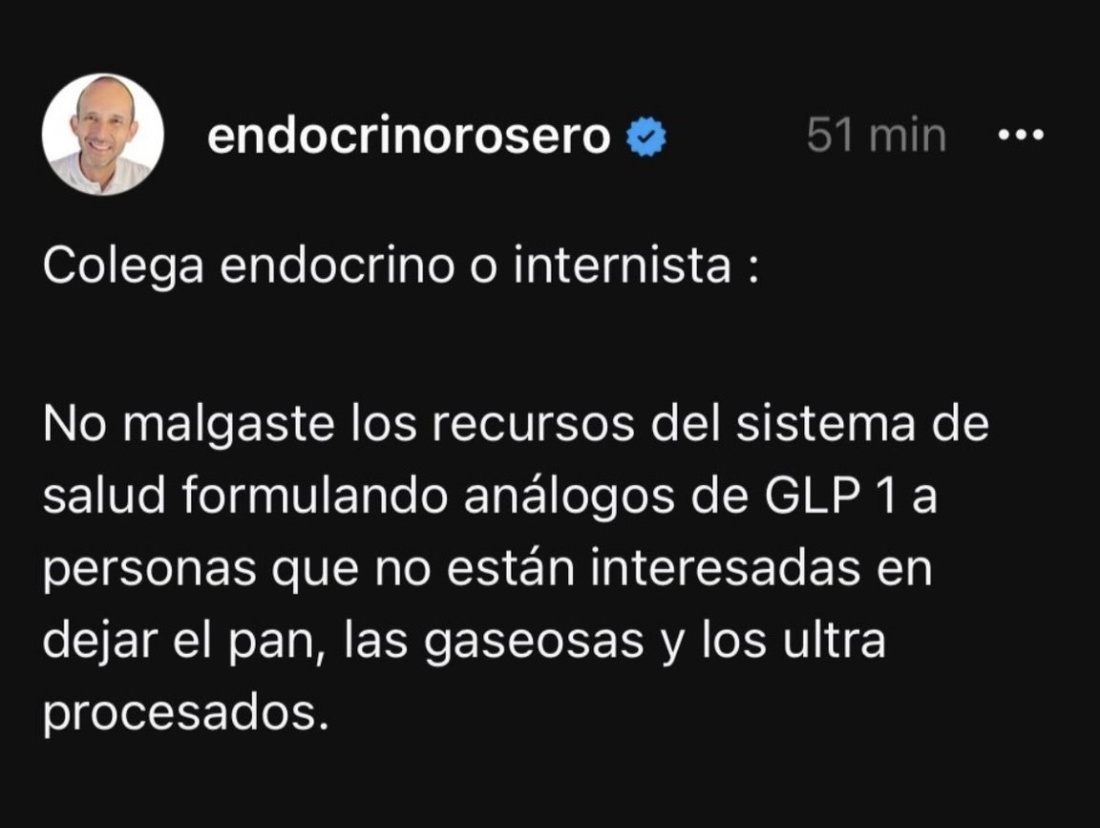 diabetesco's tweet photo. Vimos esta publicación de un médico endocrino @endocrinorosero y queremos saber su opinión, siéntase libre de escribir sus comentarios 🧵
como #pacientes y como #Profesional. https://t.co/TBTRHC6aKy