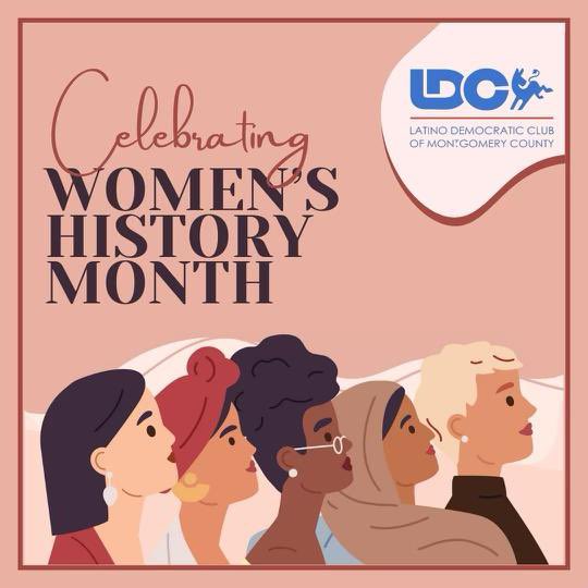 MoCo Latino Dems (@mocolatinodems) on Twitter photo 📣🌟 The Latino Democratic Club of Montgomery County Celebrates Women's History Month! 🌟📣 📣🌟 The Latino Democratic Club of Montgomery County Celebrates Women's History Month! 🌟📣