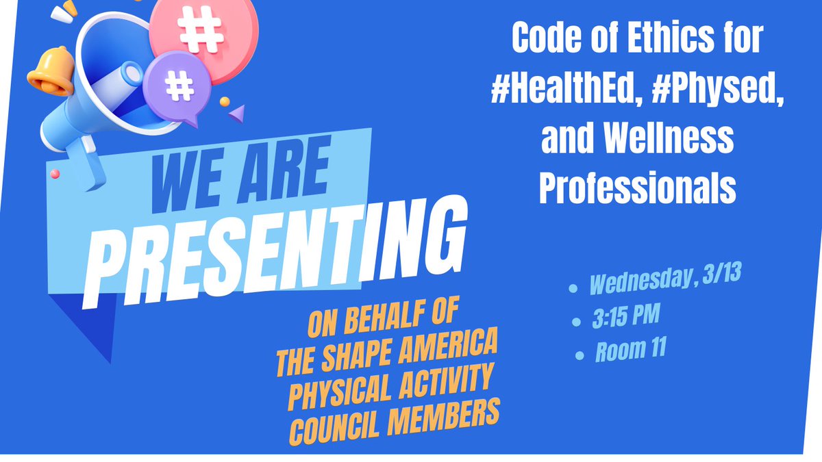 Megaera Regan (she/her) (@megaerar) on Twitter photo So proud to be a part of this amazing group! Come learn all about the <a href="/SHAPE_America/">SHAPE_America</a> Code of Ethics Position Statement! #SHAPECleveland So proud to be a part of this amazing group! Come learn all about the <a href="/SHAPE_America/">SHAPE_America</a> Code of Ethics Position Statement! #SHAPECleveland