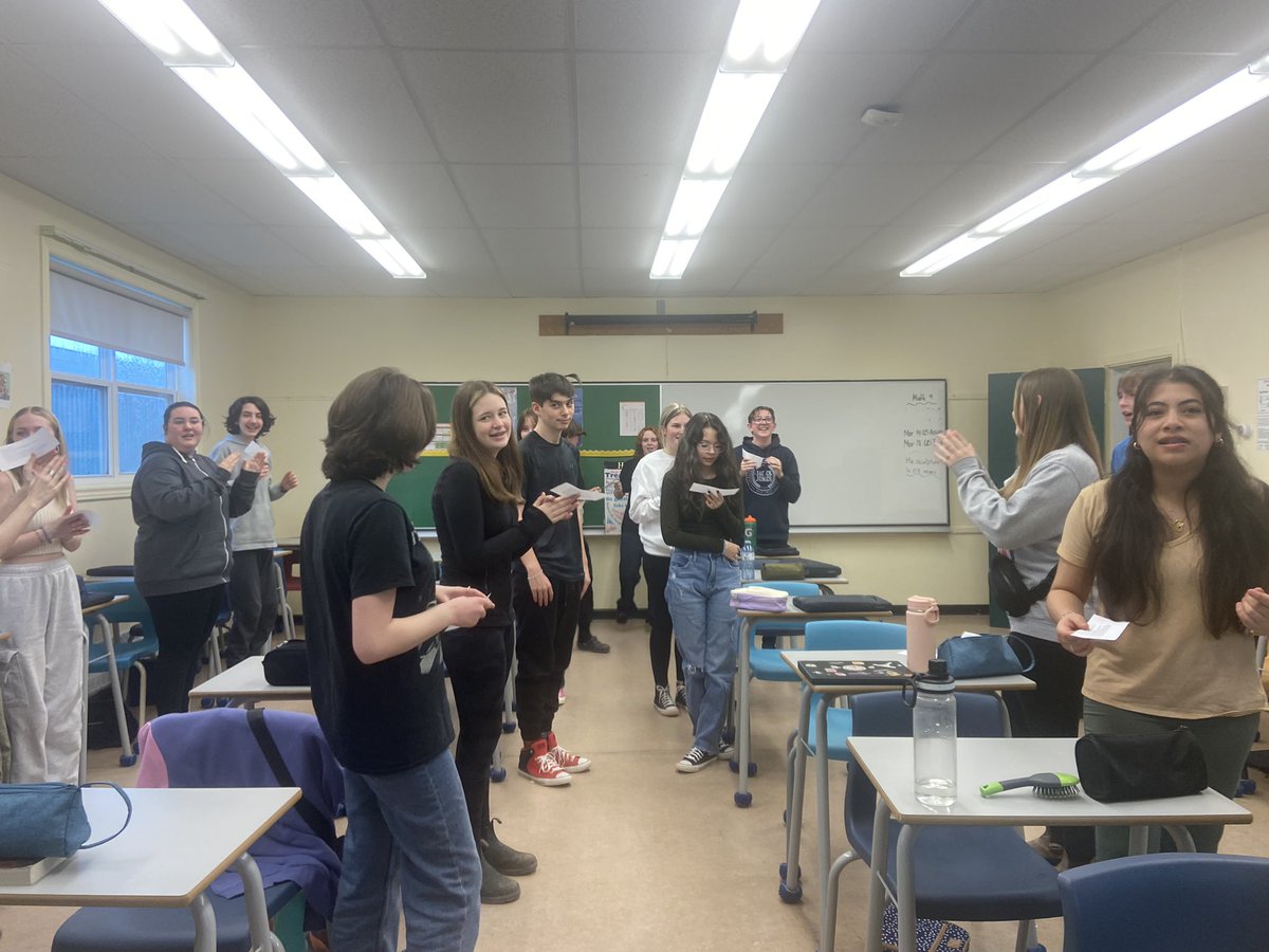 JaniceSlaney's tweet photo. Discovering some of our employability skills in Health 9A today. The Patience Test was a huge hit and so much fun! @pjhspanthers #health9 #careereducation #patiencetest https://t.co/2EuNadHKcX
