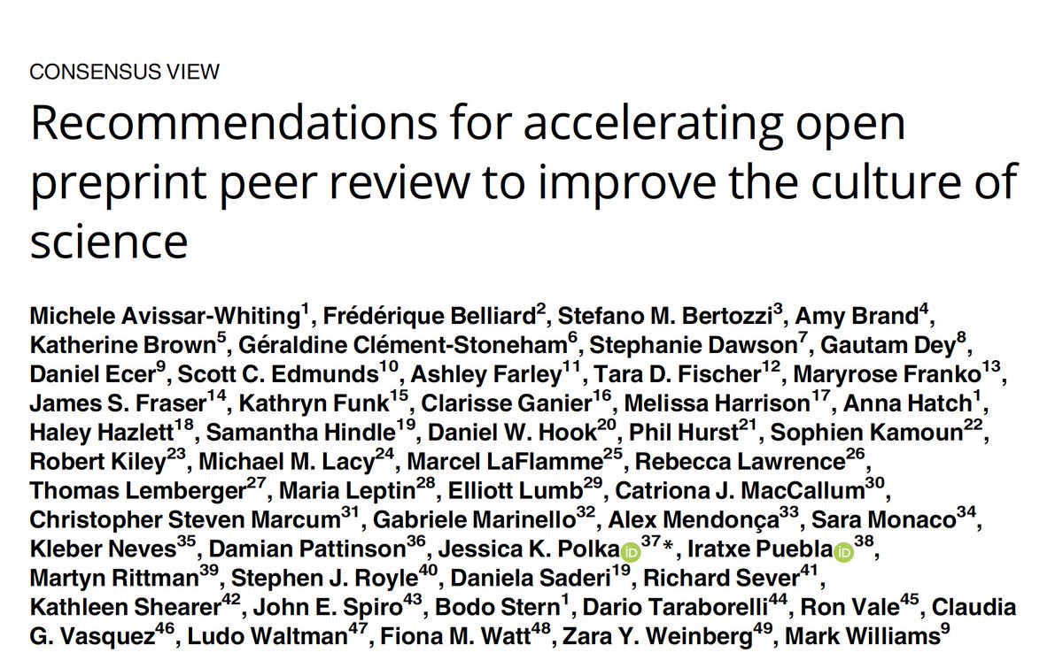 Peer review is essential to ensure science quality but traditional peer review at journals is not 100 % effective and lacks transparency. Have a read to our lastest paper which attempt to raise awareness on open preprint peer review : pubmed.ncbi.nlm.nih.gov/38421949/