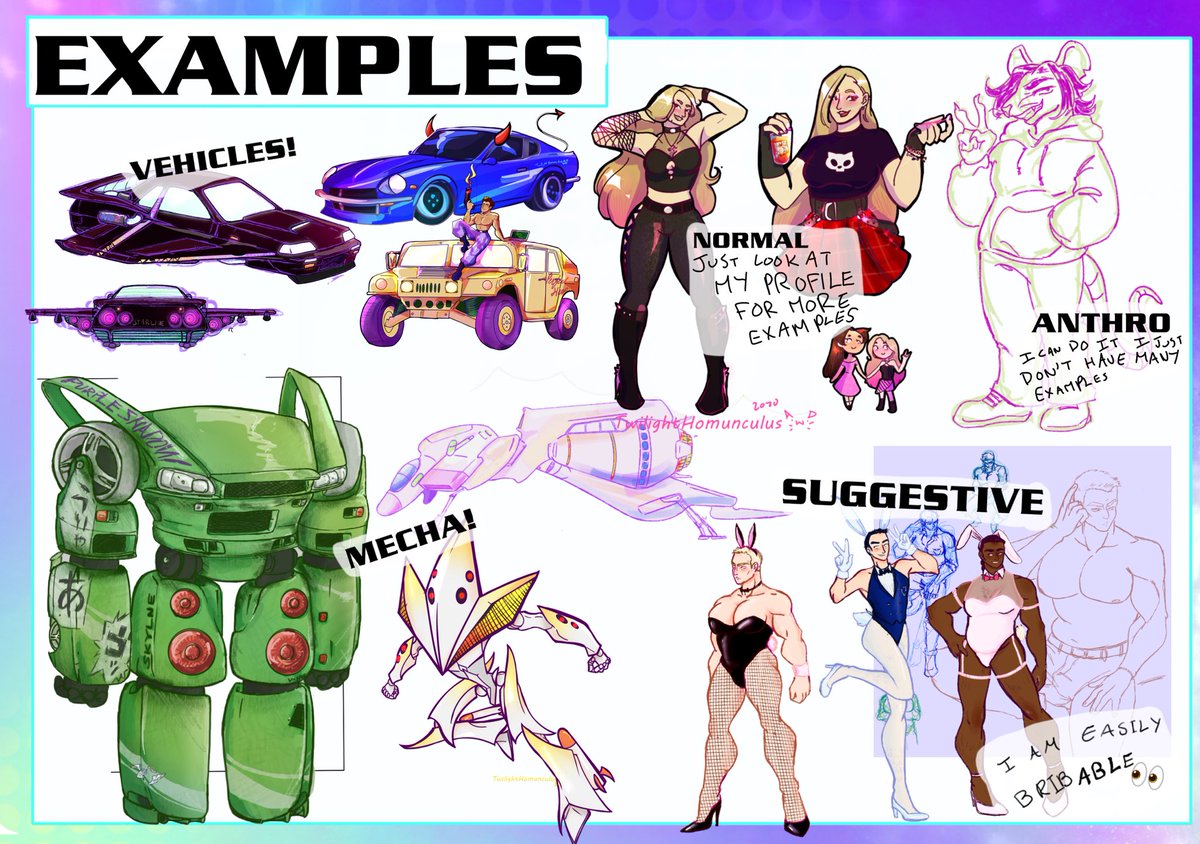 TwilightHomunc1's tweet photo. Commission Prices Update https://t.co/xxMeWwvQSR