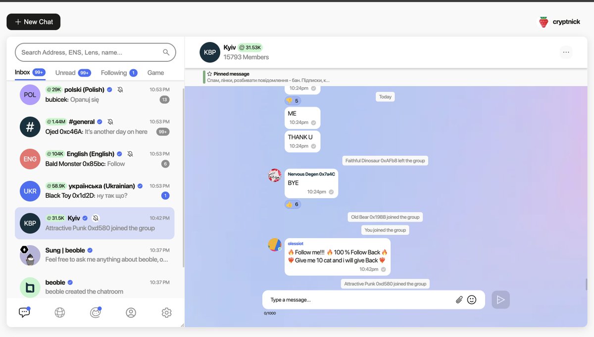 cryptnick04's tweet photo. Just had my first dive into the @beoble_official  and it's a game-changer for #Web3 communication. Forget the usual chat; this is about meaningful interactions. 🚀 Use my invite code 👇🏽 and let's explore this innovative platform together. Your conversations got more interesting! https://t.co/np31vxVdUM